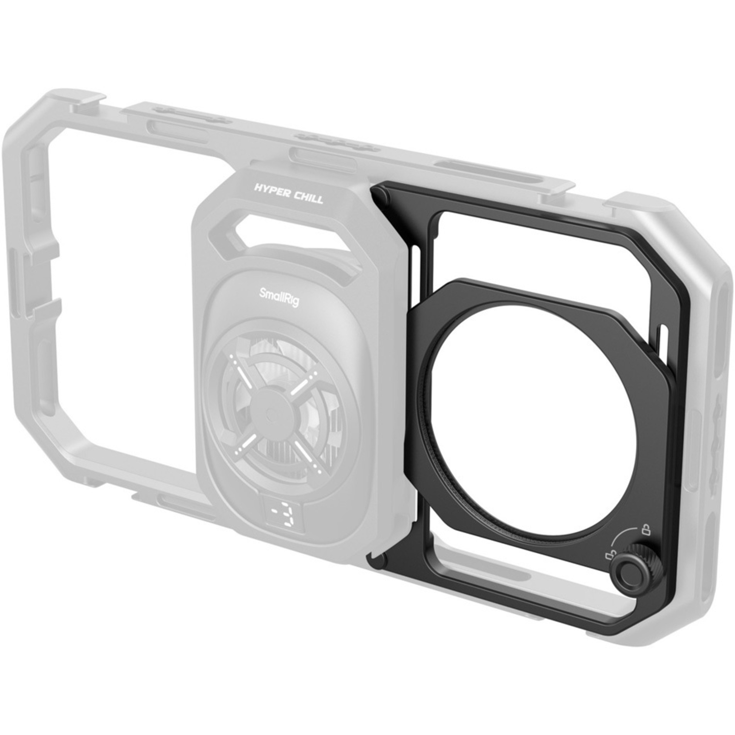 SmallRig Gewindefilteradapter 67mm mit abnehmbaren Sonnenblenden 5277 für Cage 4299B