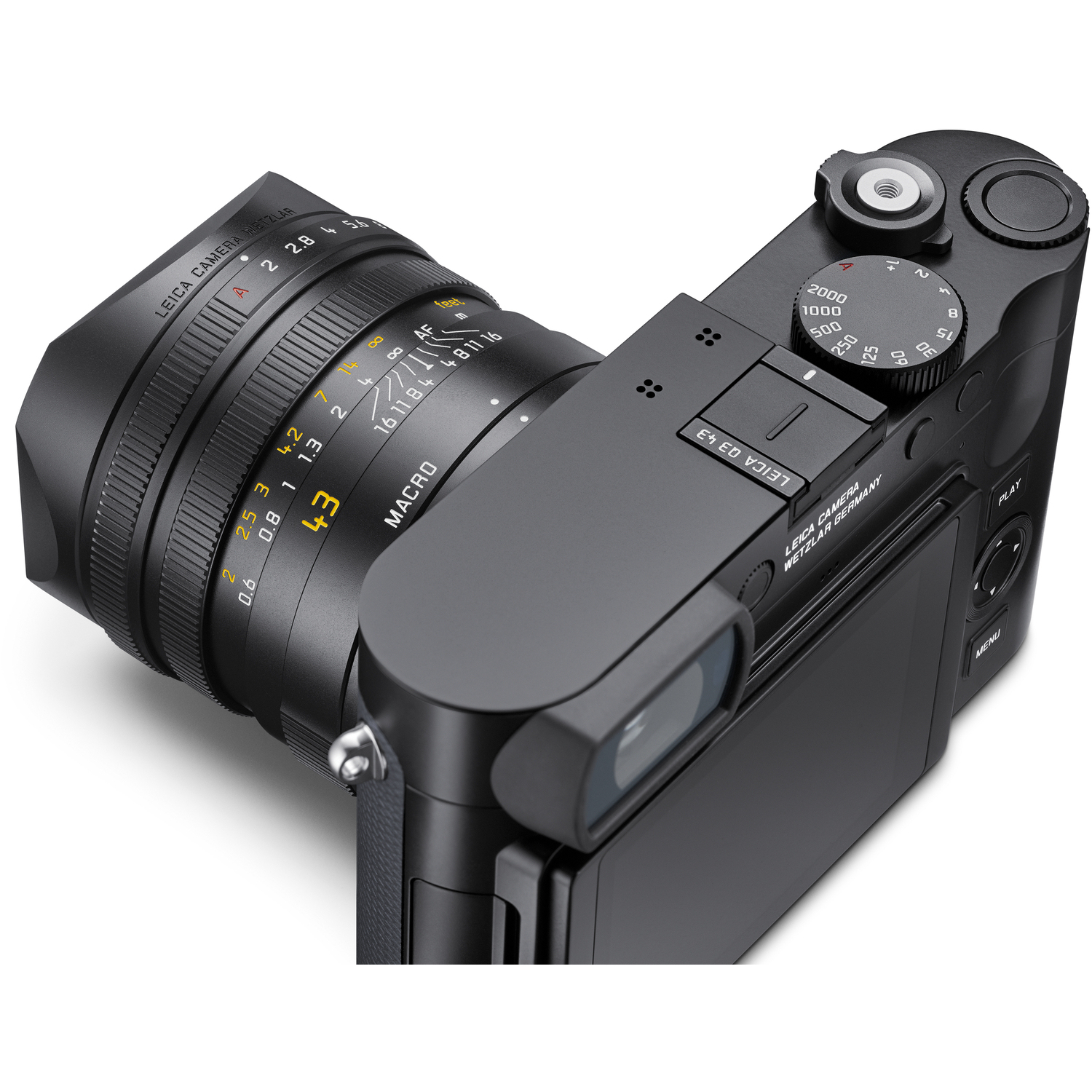 Leica Q3 43 schwarz lackiert