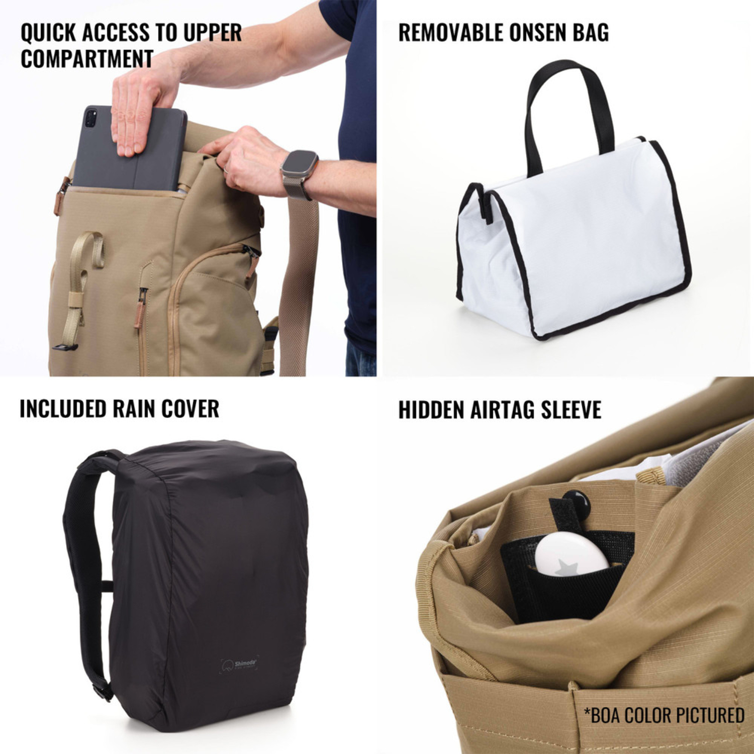 Shimoda Fotorucksack Side Street 28 Starter Kit anthrazit