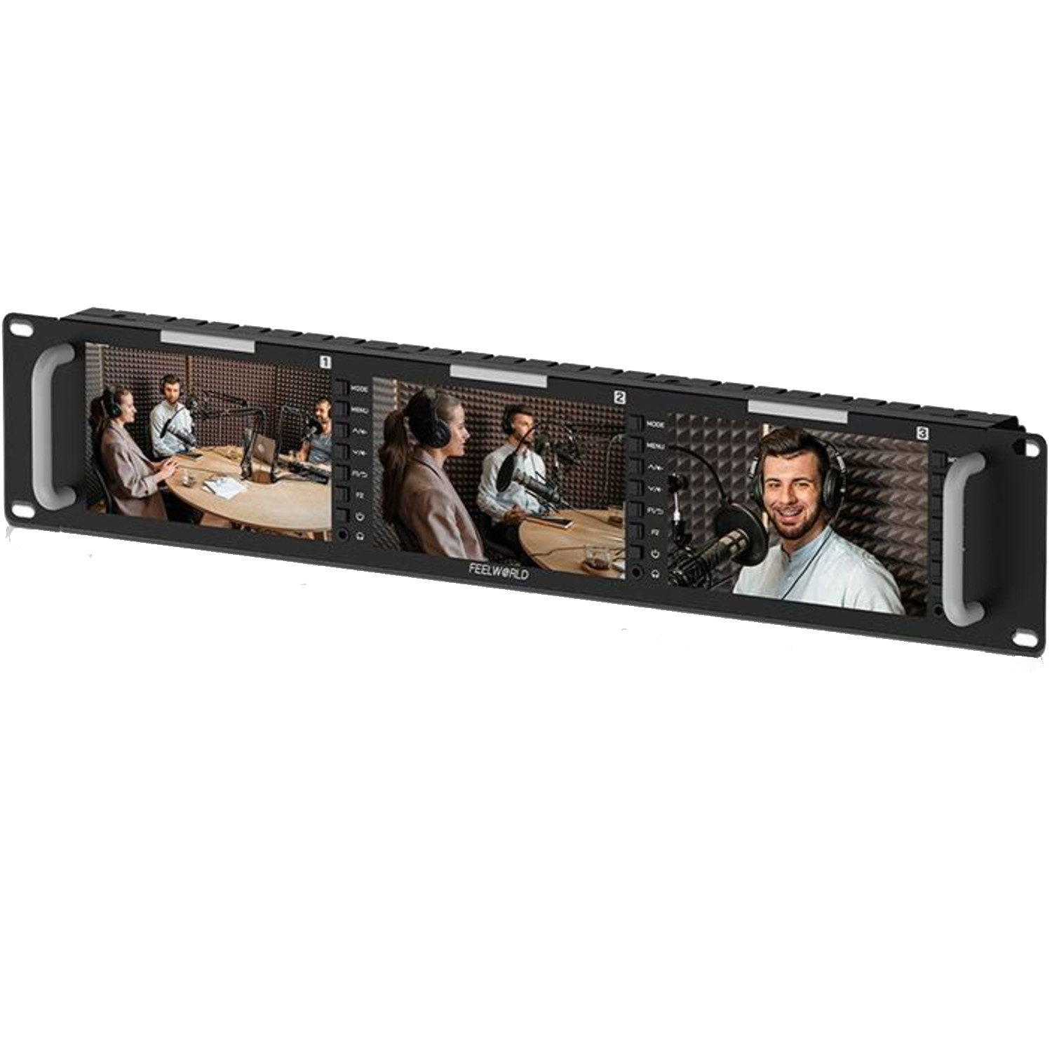 Feelworld Triple Rackmount Monitor T51 Plus H