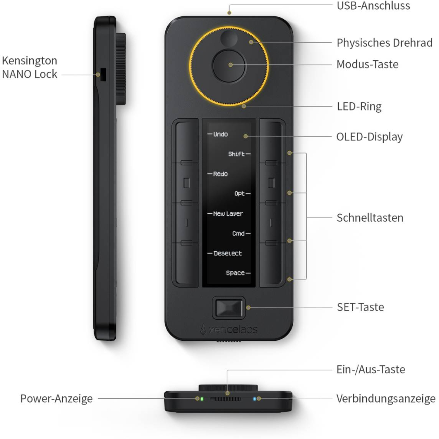 Xencelabs Fernbedienung Quick Keys 