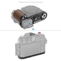 SmallRig Wooden L-Shape Handle 4784 schwarz für Fujifilm X-T50