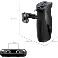 SmallRig Drehbarer Seitengriff mit 1/4"-20 Schrauben 5194