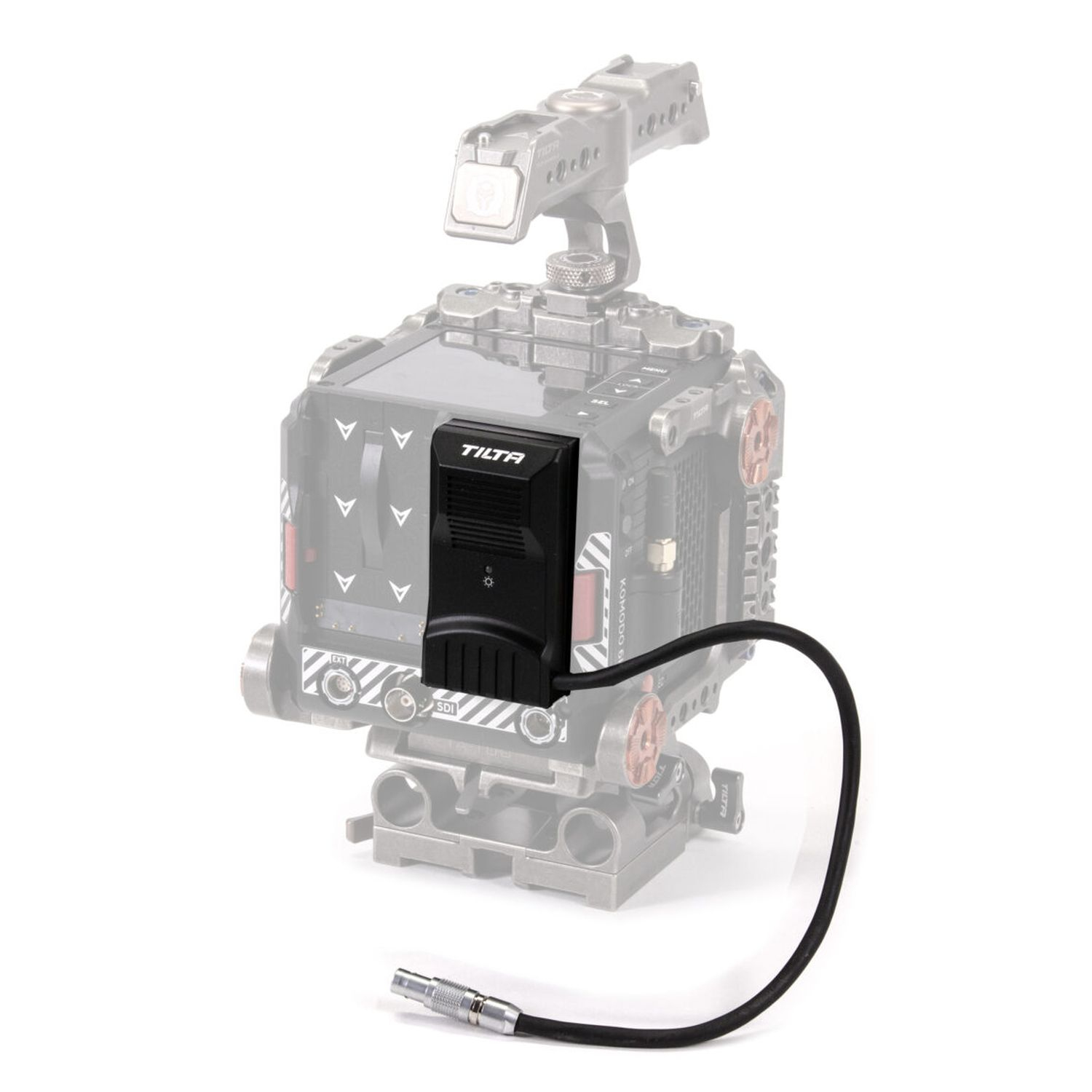 Tilta DB-BP-2LE Canon BP Akku-Attrappe auf 2-Pin Power Lemo Kabel