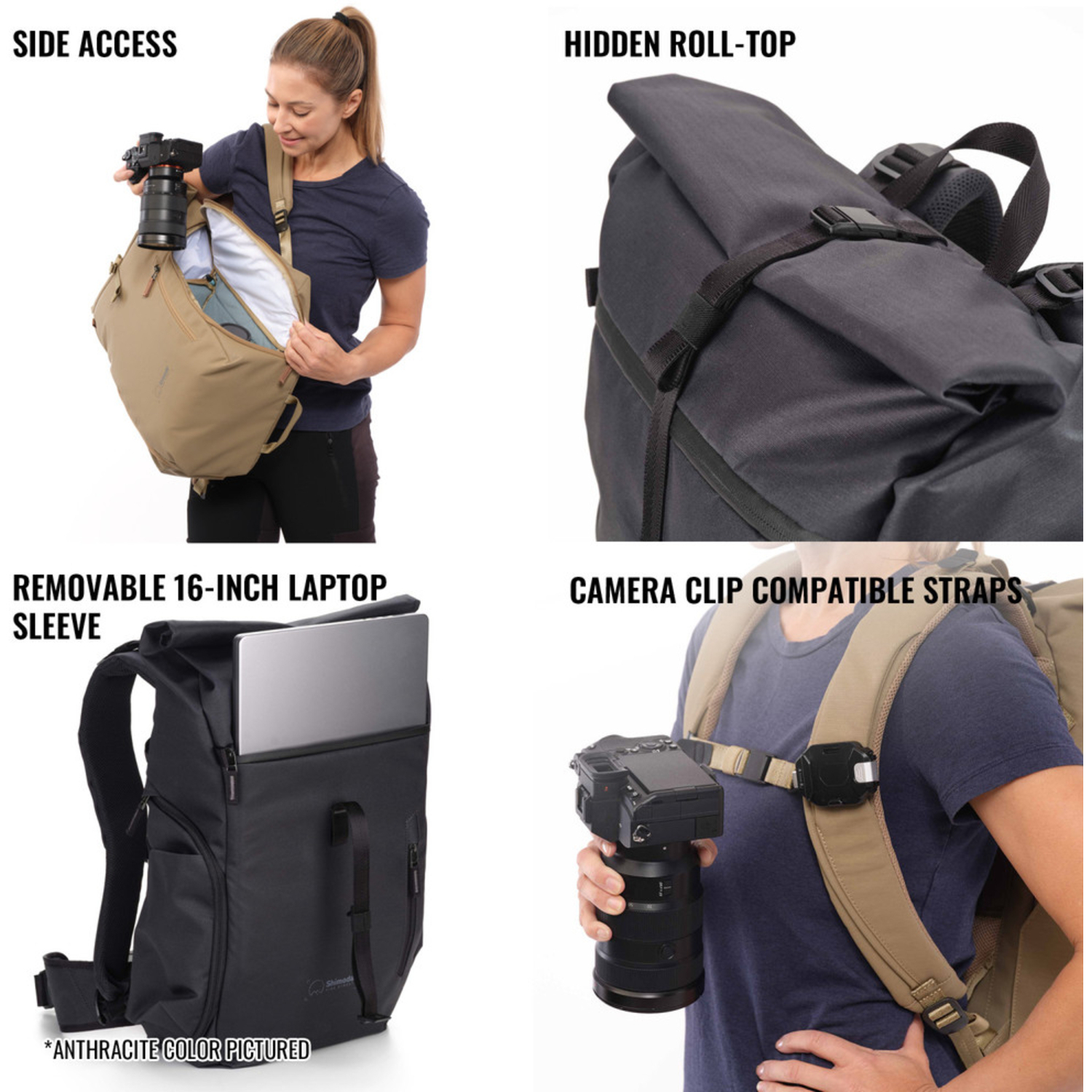 Shimoda Fotorucksack Side Street 28 Starter Kit Boa