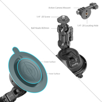 SmallRig Saugnapf-Kamerahalterungs-Kit SC-1K 4193 für Actioncams