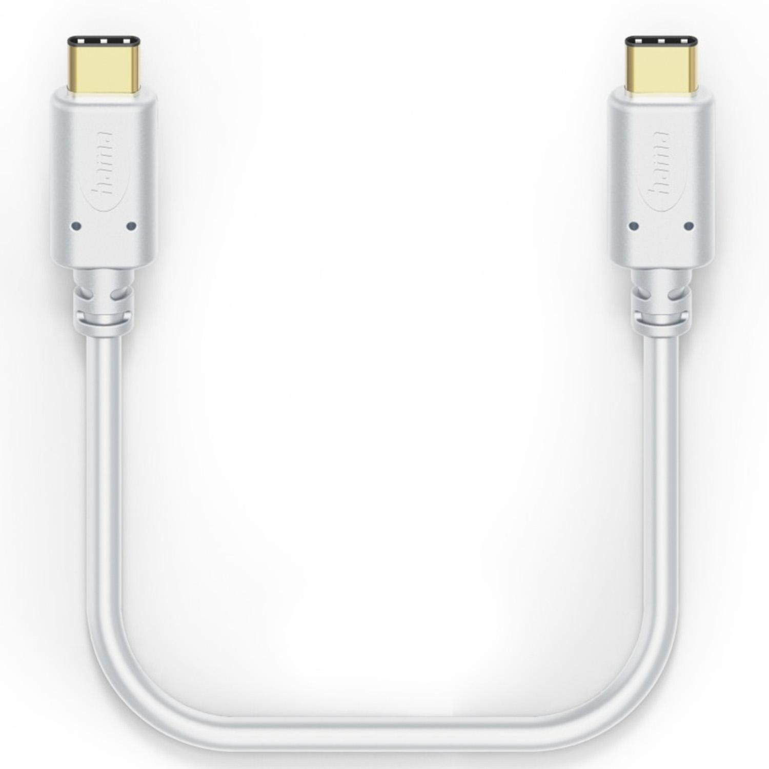 Hama Ladekabel USB-C zu USB-C 1,5m weiß
