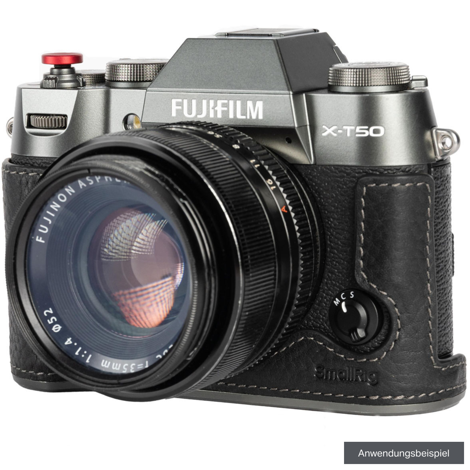 SmallRig Leather Half Case Kit 4709 schwarz für Fujifilm X-T50 