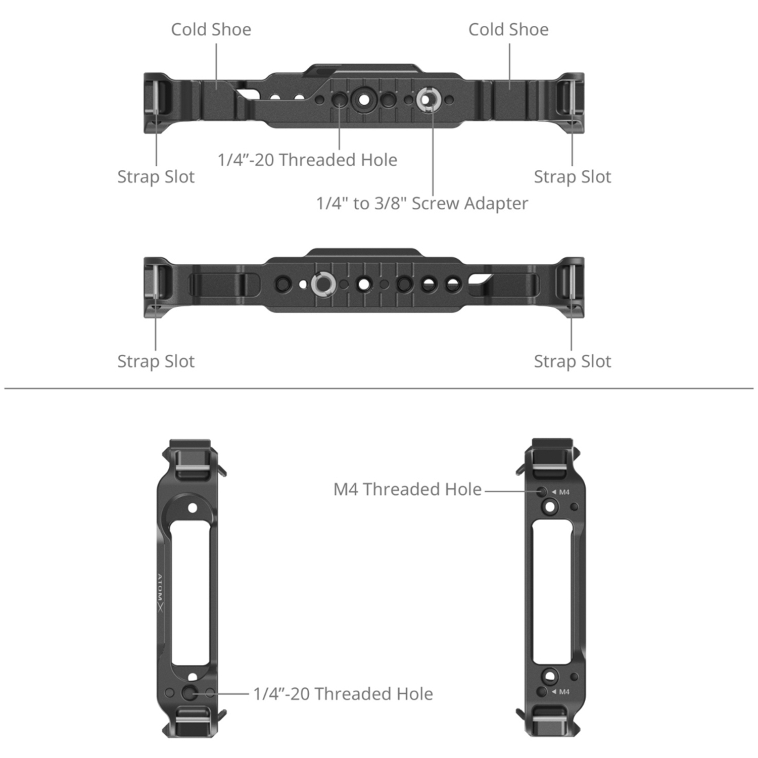 SmallRig Cage CMA2209B für Atomos Ninja Serie