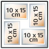 Hama Jumbo-Album La Fleur 30x30cm, 100 weiße Seiten, schwarz