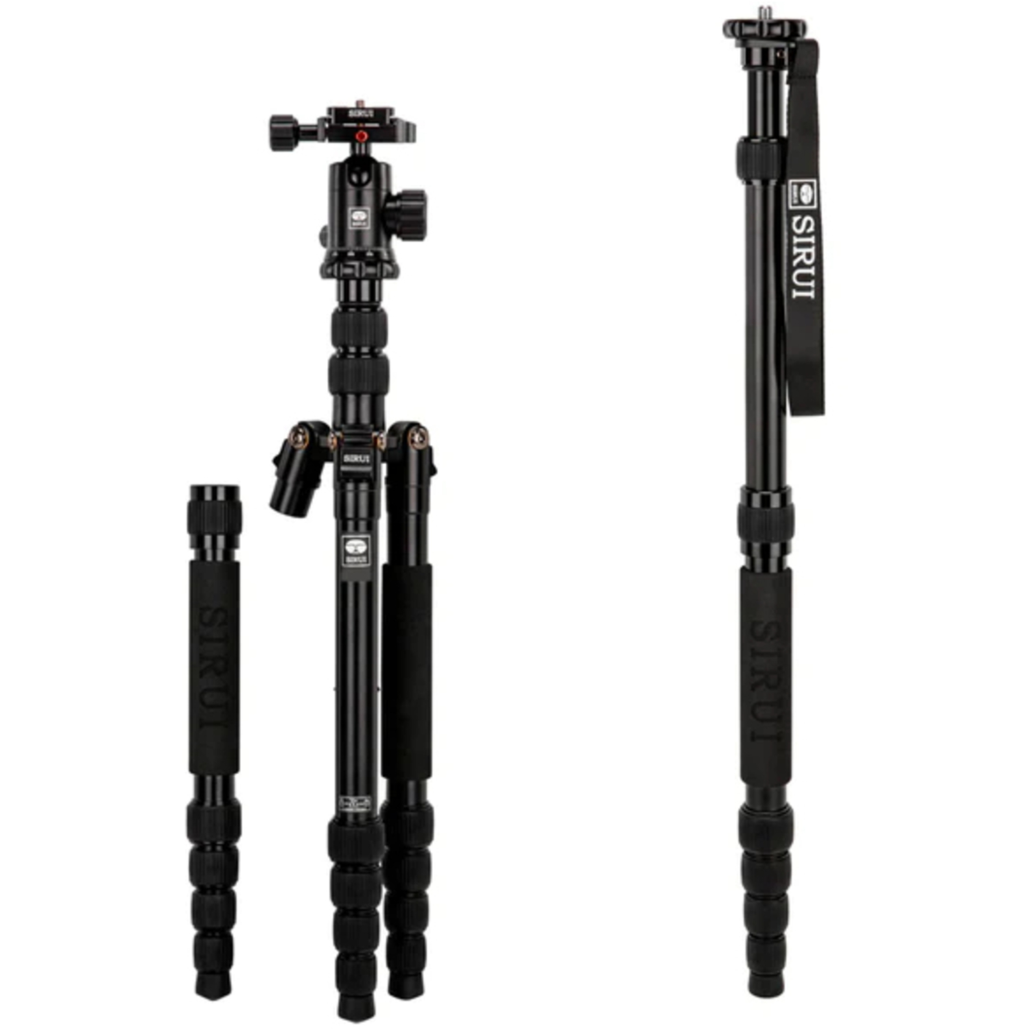 Sirui A-1005+Y-10 Allrounder Drei-/Einbeinstativ mit Kugelkopf