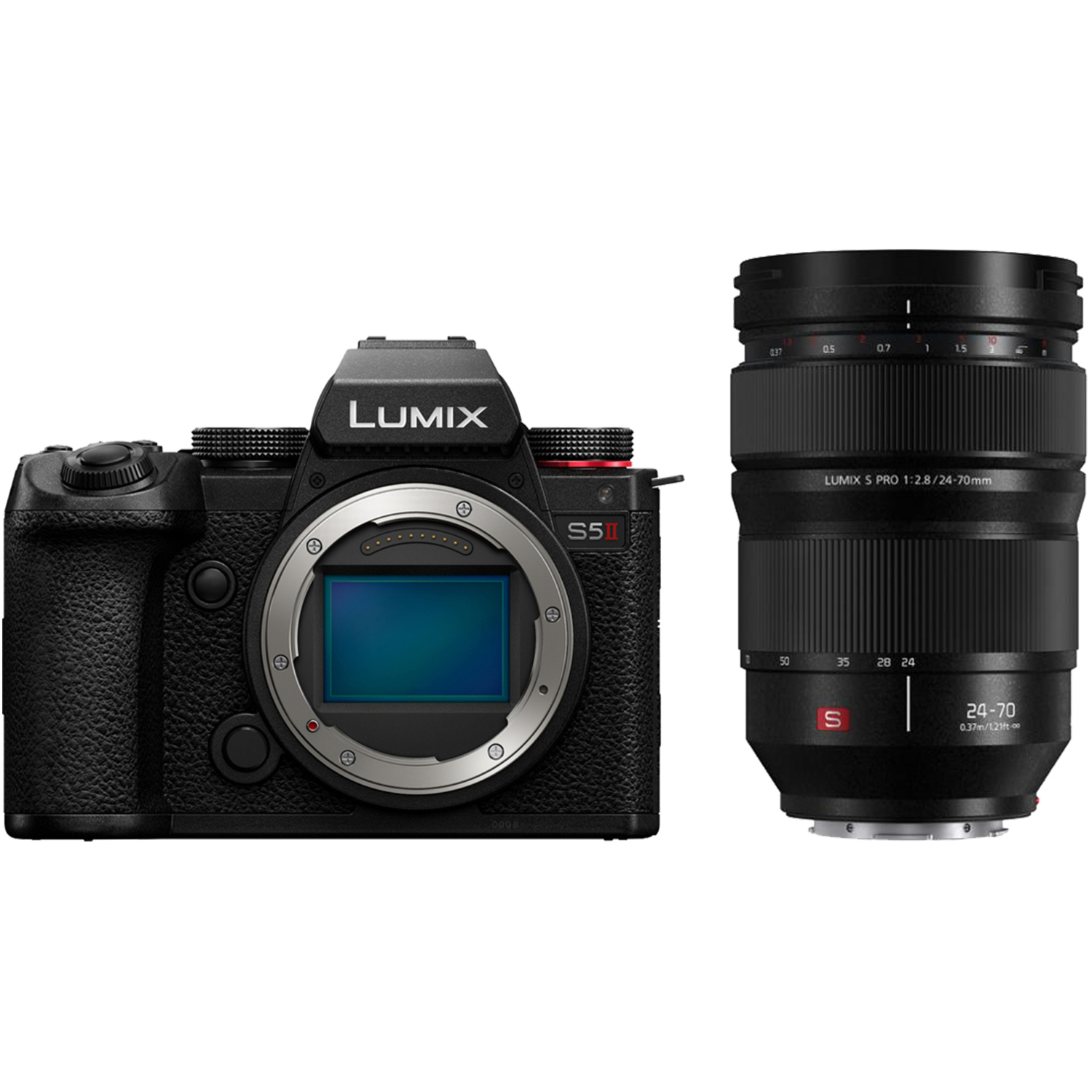 Panasonic LUMIX DC-S5II mit LUMIX S PRO 24-70mm F2.8 schwarz