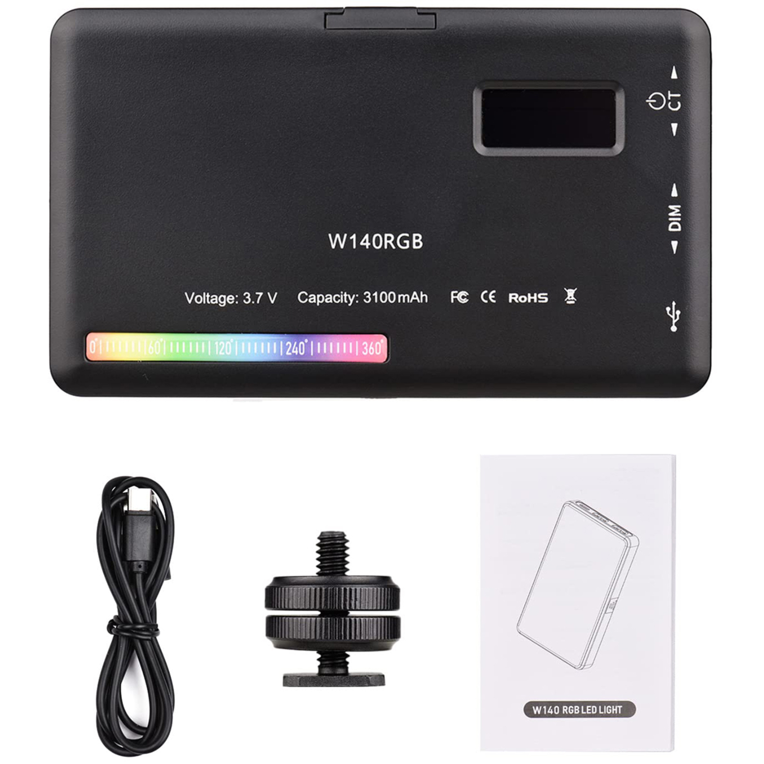B.I.G. W140 RGB LED-Videoleuchte
