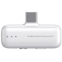 SmallRig Drahtloses Mikrofon S70 mit Multi-Device-Kompatibilität weiß