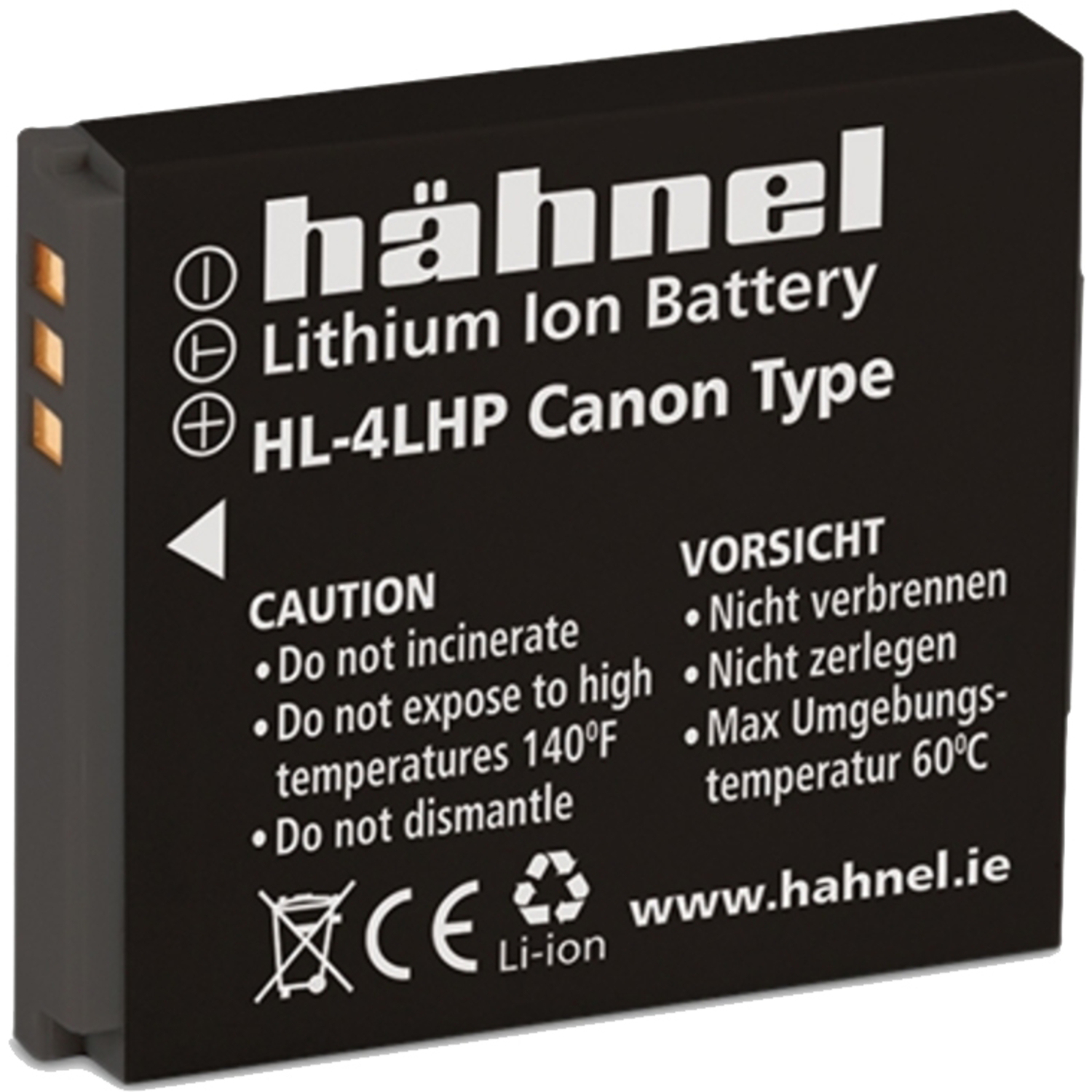 Hähnel Akku HL-4LHP für Canon