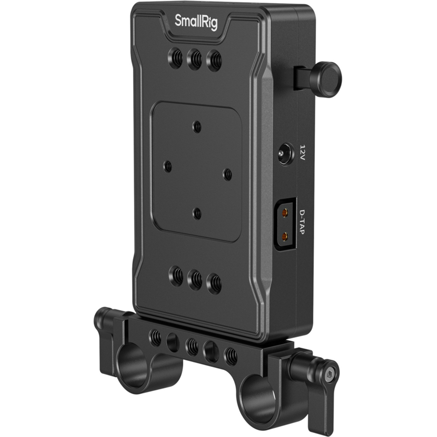 SmallRig V-Mount Batterieadapter-Platte mit doppelter Stabklemme 3498B