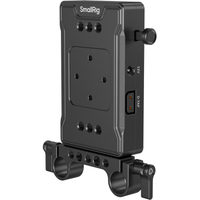 SmallRig V-Mount Batterieadapter-Platte mit doppelter Stabklemme 3498B
