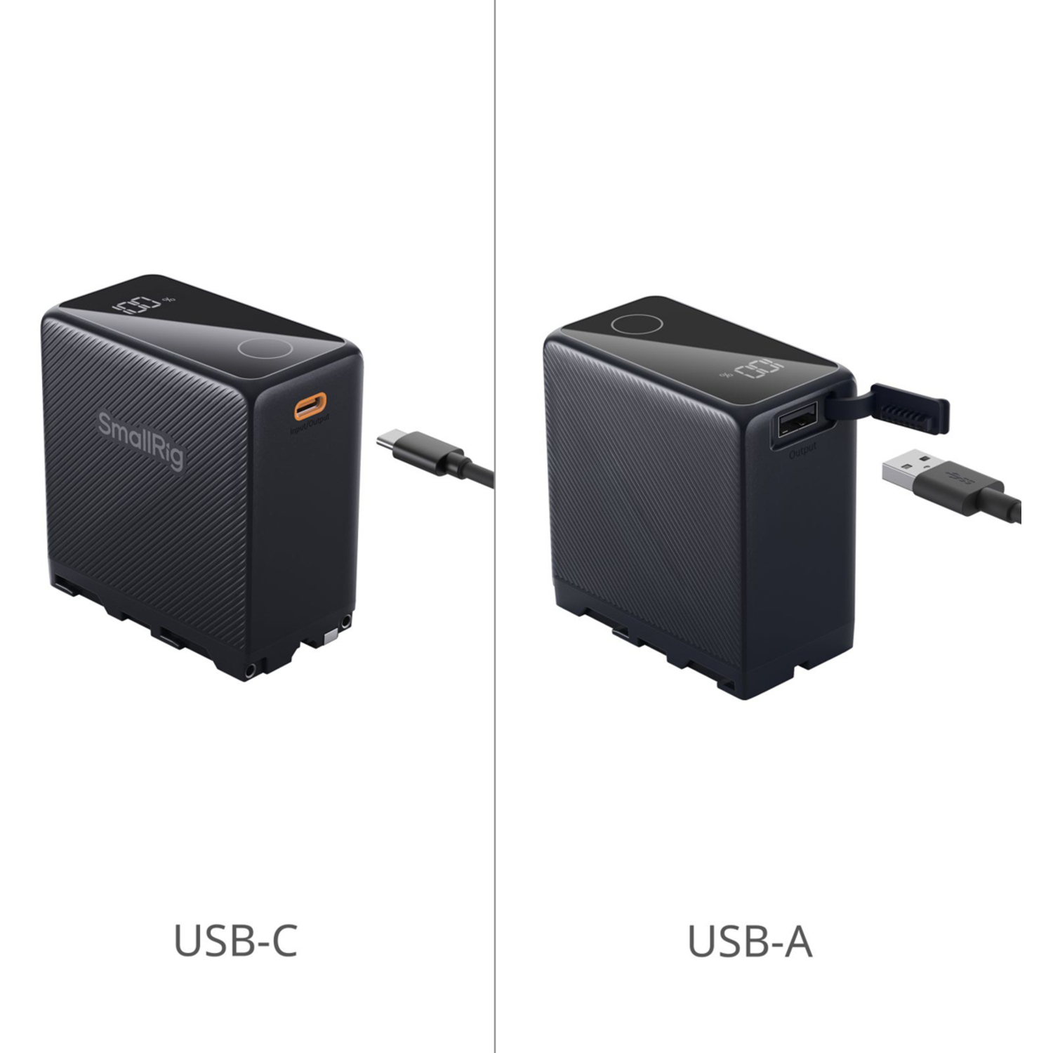 SmallRig Akku NP-F970 USB-C 4469 schwarz für Sony Kameras mit NP-F970 Akku