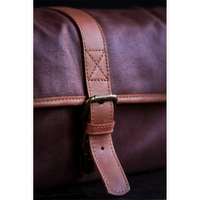 Bronkey Paris Camera Bag Waxed Canvas Coffee