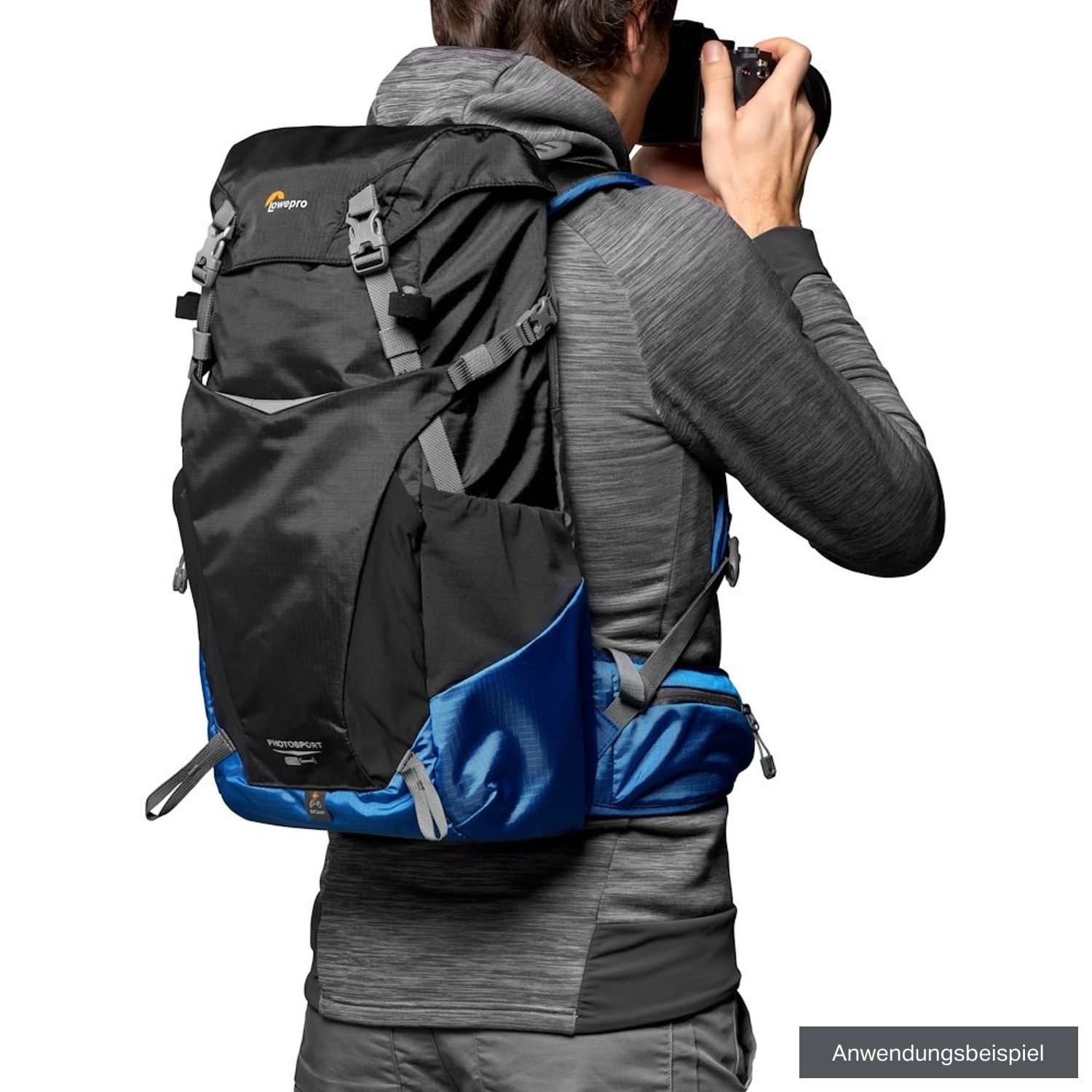Lowepro Fotorucksack PhotoSport Outdoor BP AW III 24L blau