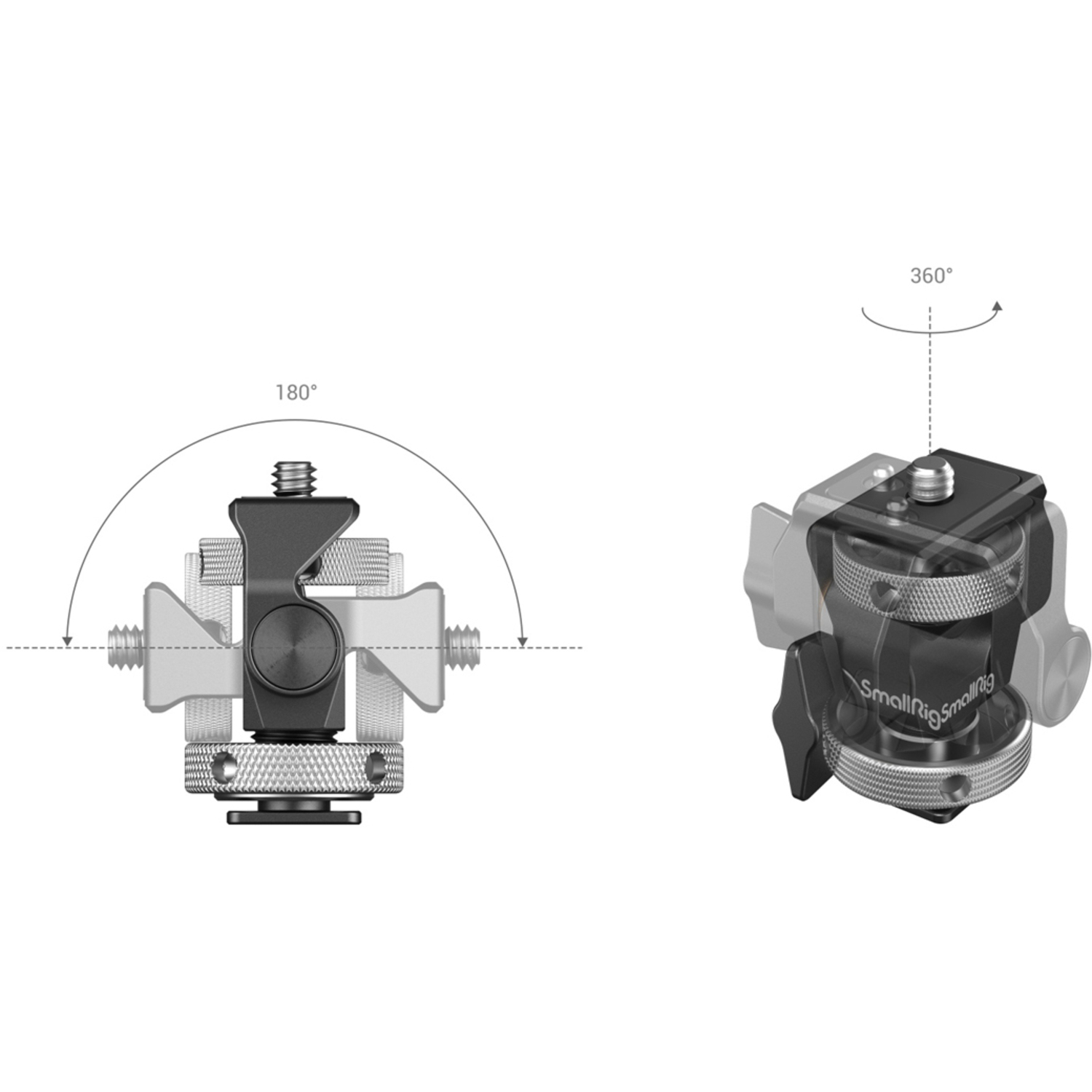 SmallRig 2905 Monitorhaltung mit Blitzschuh-Halterung
