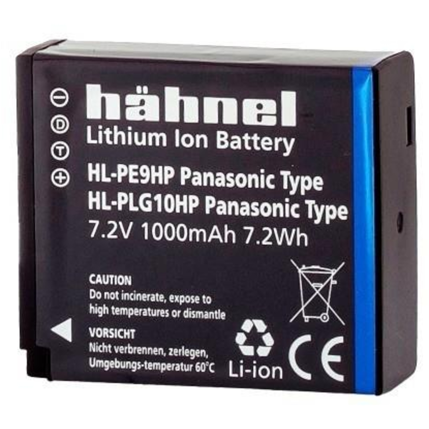 Hähnel Akku HL-PLG10HP für Panasonic