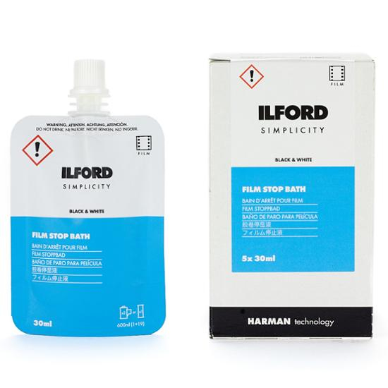 Ilford Simplicity STOP BATH - 5x 30ml Stoppbad
