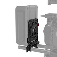 SmallRig 3016 V Mount Batterieplatte mit Dual 15mm Rod Clamp