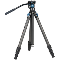 SIRUI ST-124 Superb Travel Dreibeinstativ Carbon 166cm mit Videokopf VA-5