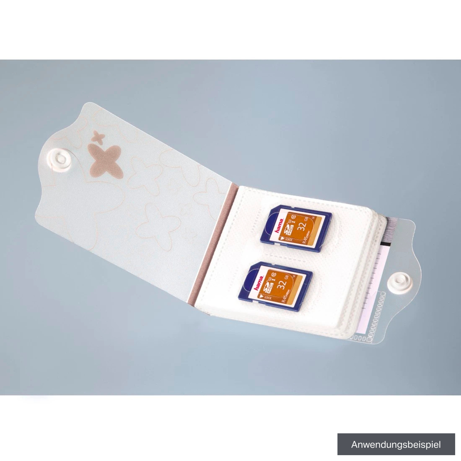 Hama Speicherkartenetui graphit für SD-Karten