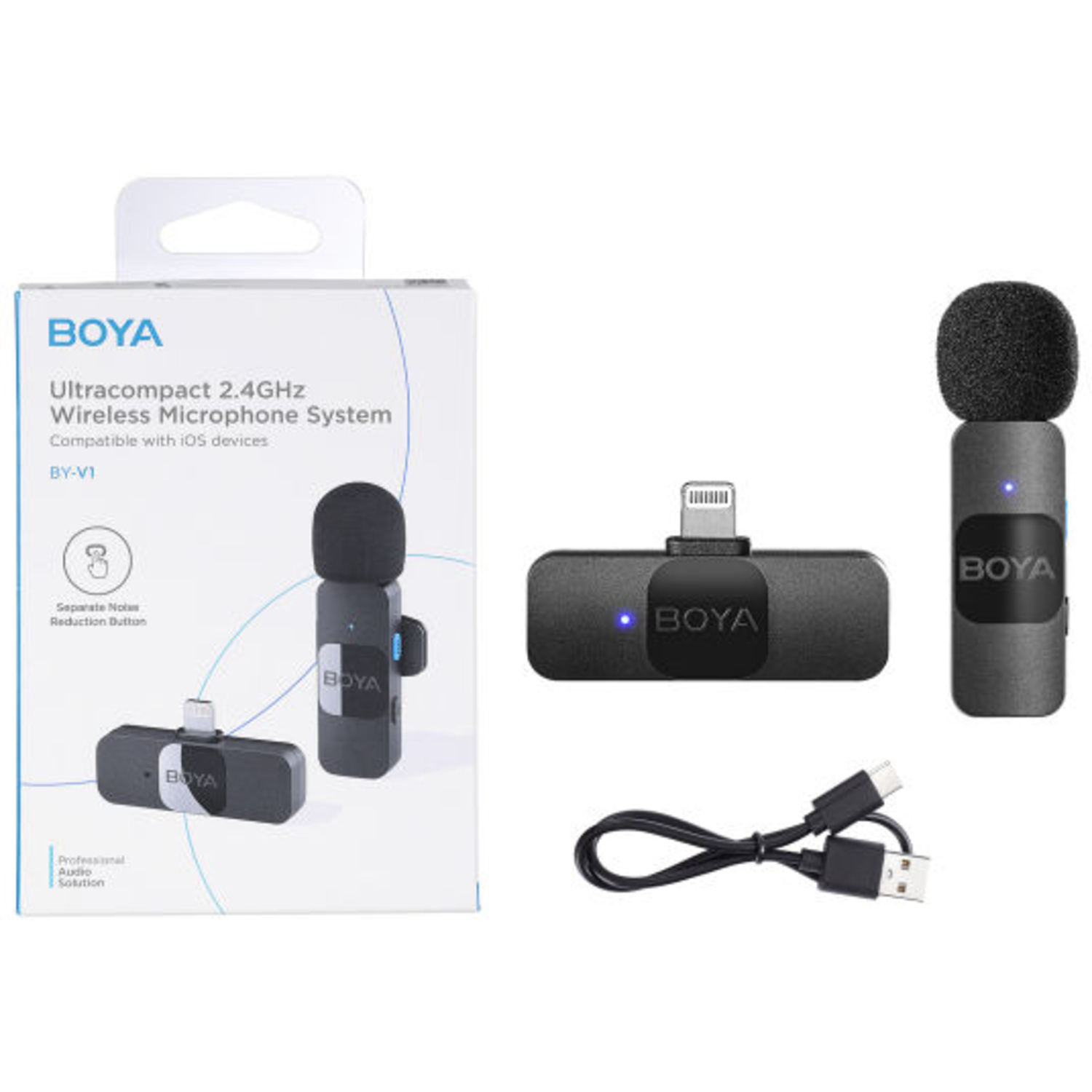 Boya Drahtloses Mikrofon BY-V1 V2.0 Lightning