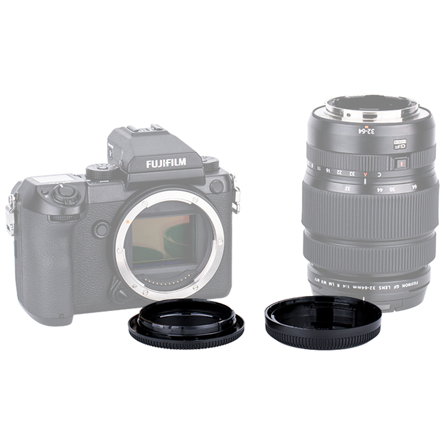 B.I.G. Gehäuse-/Objektivrückdeckel Set Fuji G