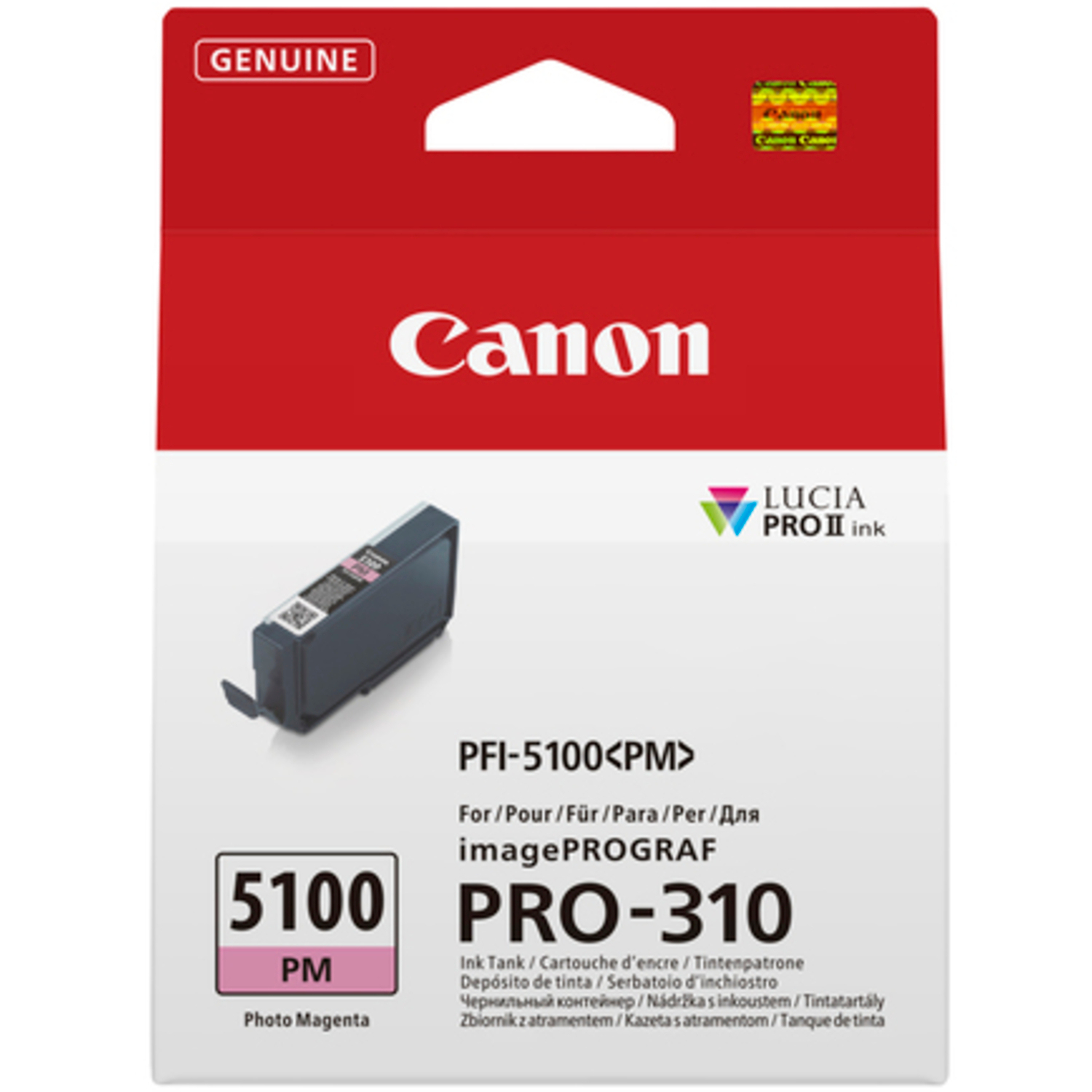 Canon Tinte PFI-5100PM photo magenta für ImagePROGRAF PRO-310