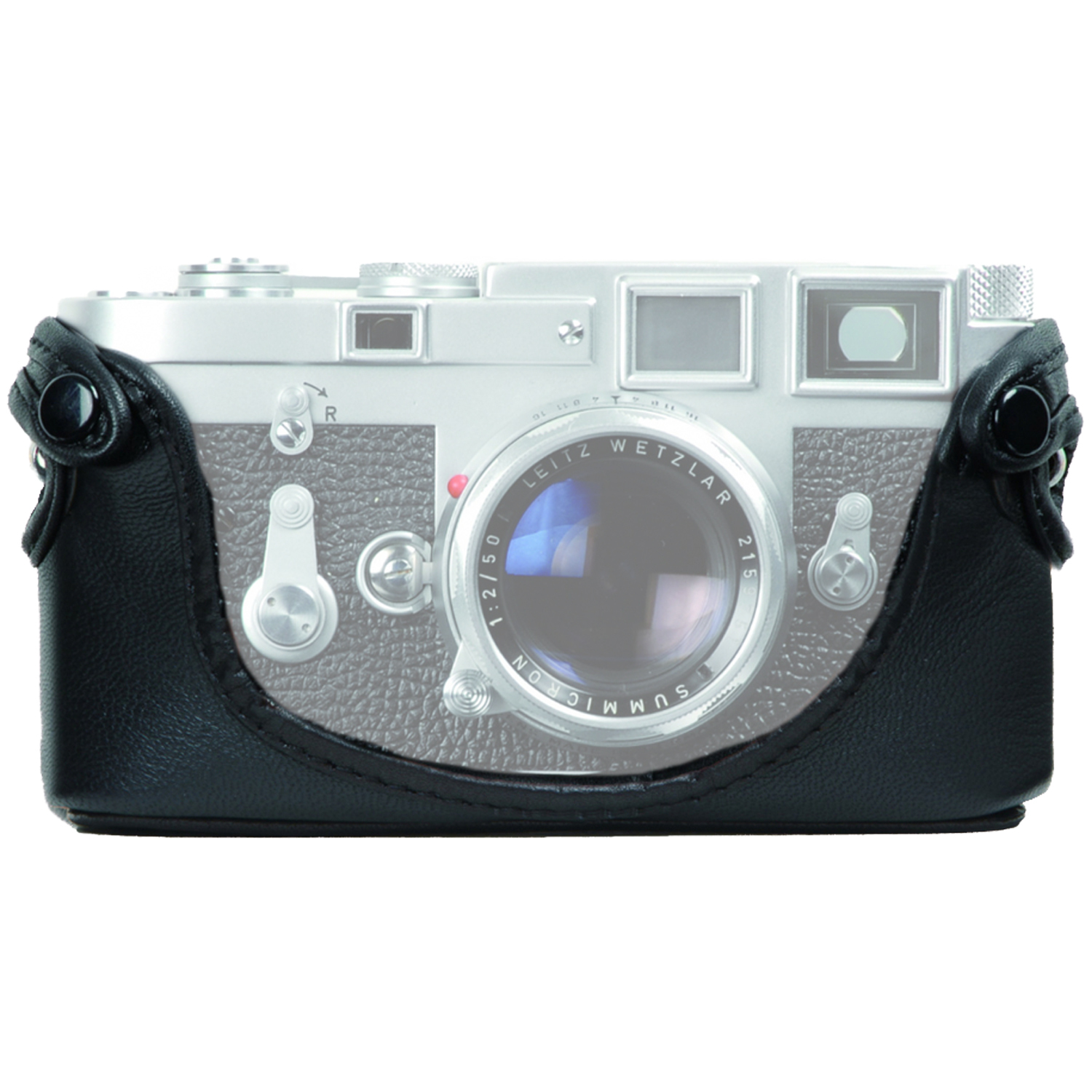 Artisan & Artist Leder-Halfcase LMB-234 schwarz