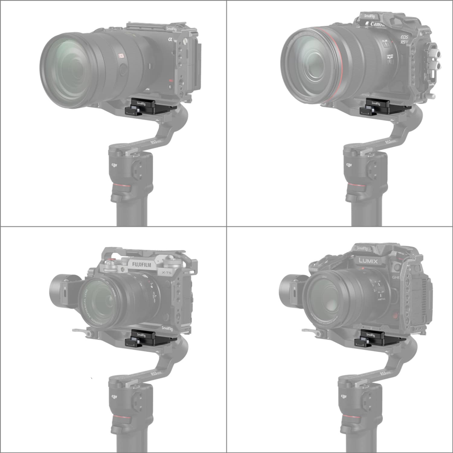SmallRig Arca-Swiss Mount Platte 4195 für DJI RS 3 Mini