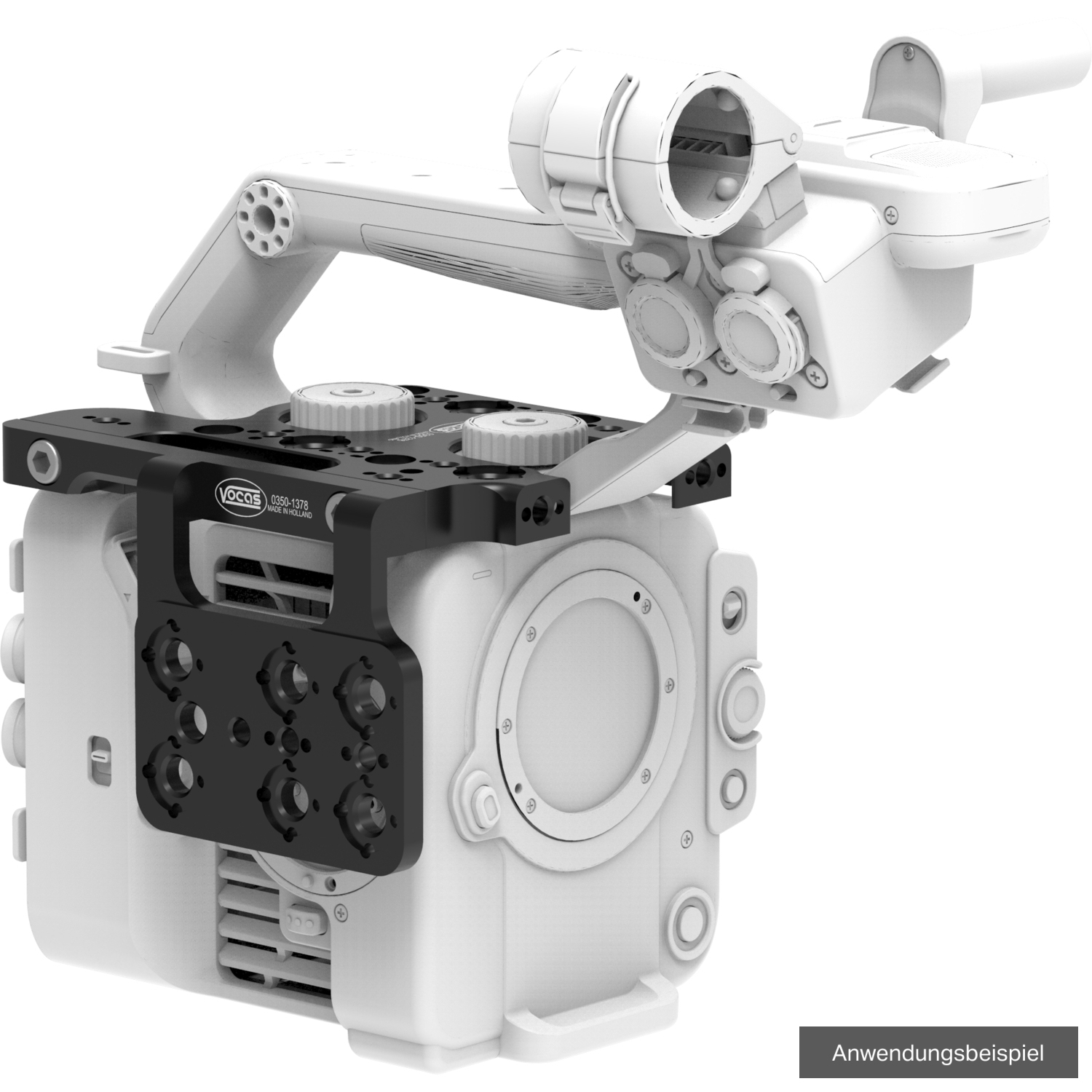 Vocas Hochformat-Halterung oder große Seitenplatte für Sony FX6