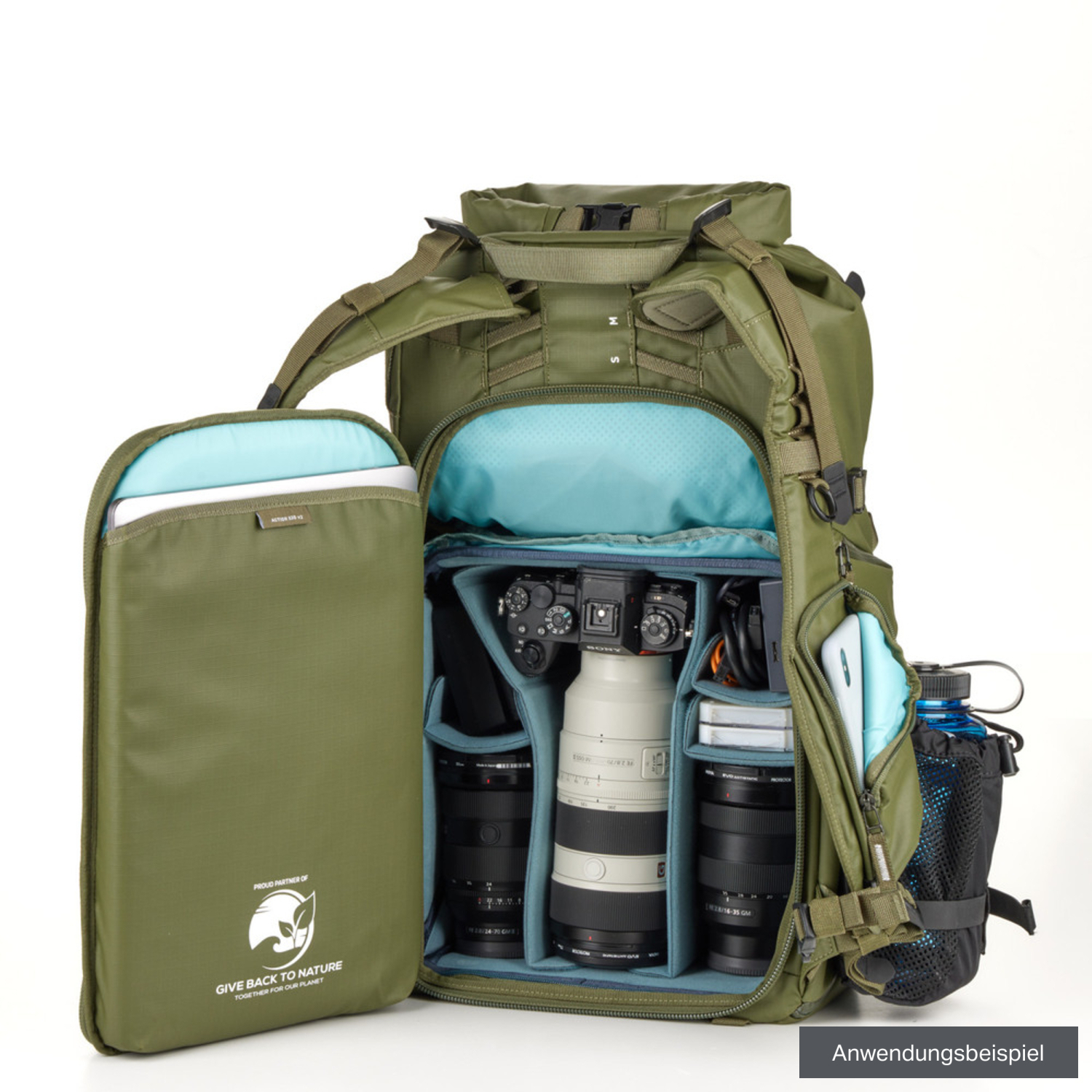 Shimoda Fotorucksack Action X30 v2 mit Mirrorless Core Unit M grün