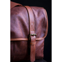 Bronkey Roma Camera Bag Waxed Canvas Coffee