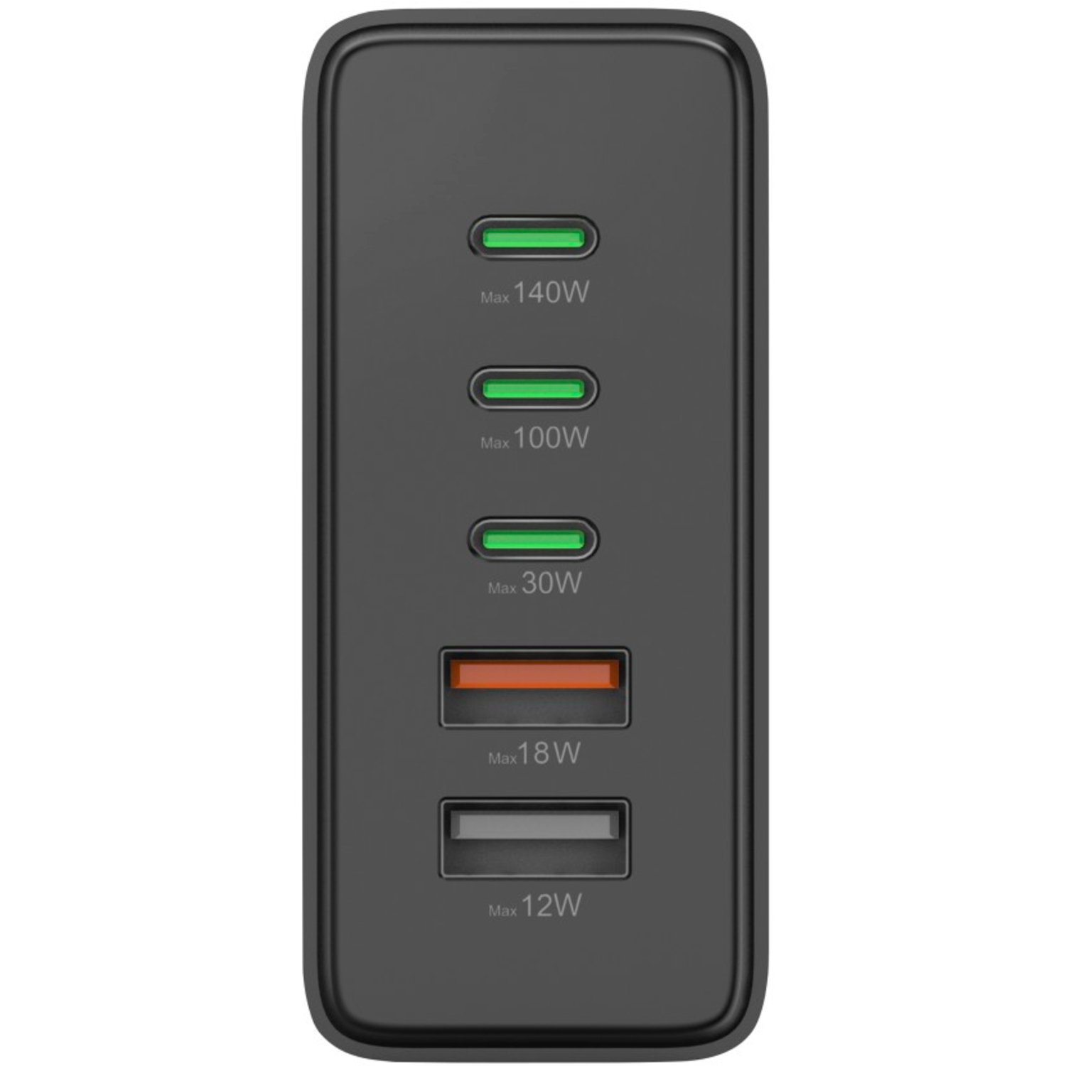 Hama USB-Schnellladegerät 5 Ports 3x USB-C 2xUSB-A 140W