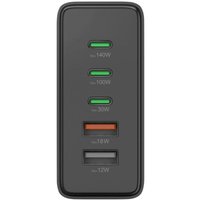 Hama USB-Schnellladegerät 5 Ports 3x USB-C 2xUSB-A 140W