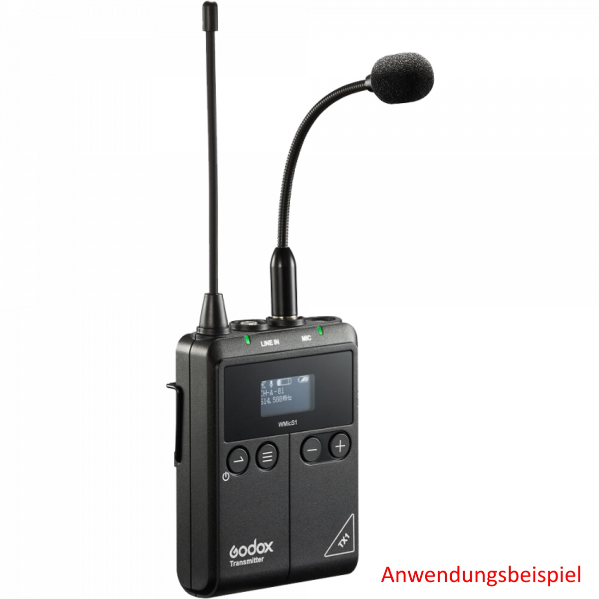 Godox LMS-1N Krawattenmikrofon mit 3,5-mm-Klinkenstecker