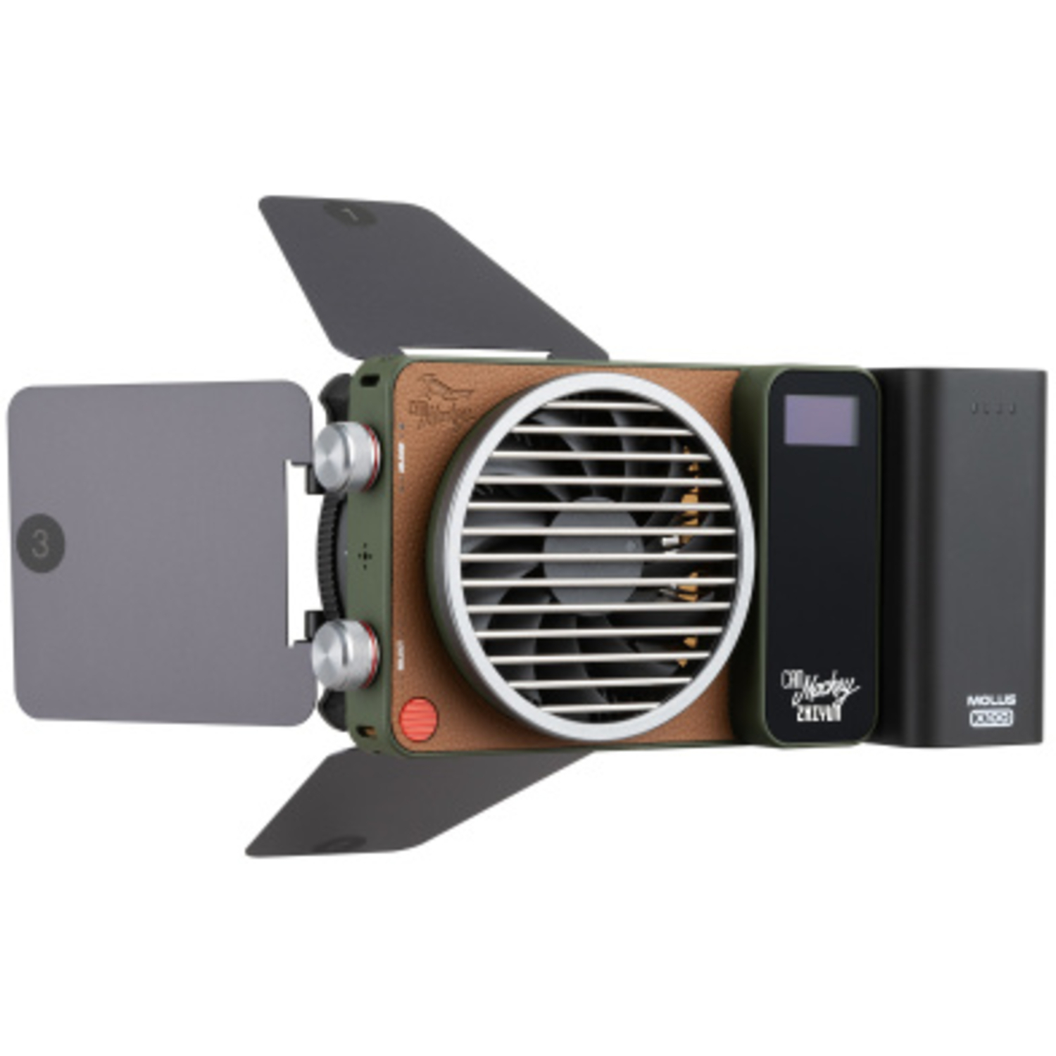 Zhiyun Molus X100 RGB Pro mit Zubehör