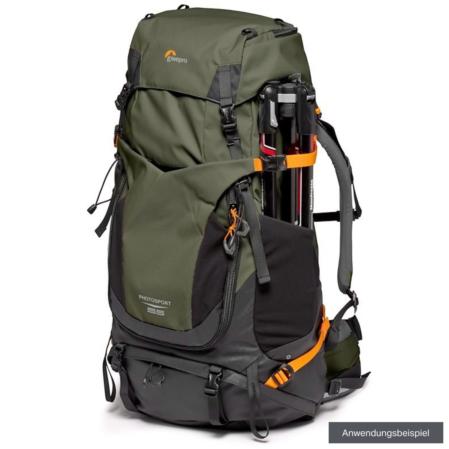 Lowepro PhotoSport-Rucksack PRO 55L AW IV (M/L) grün