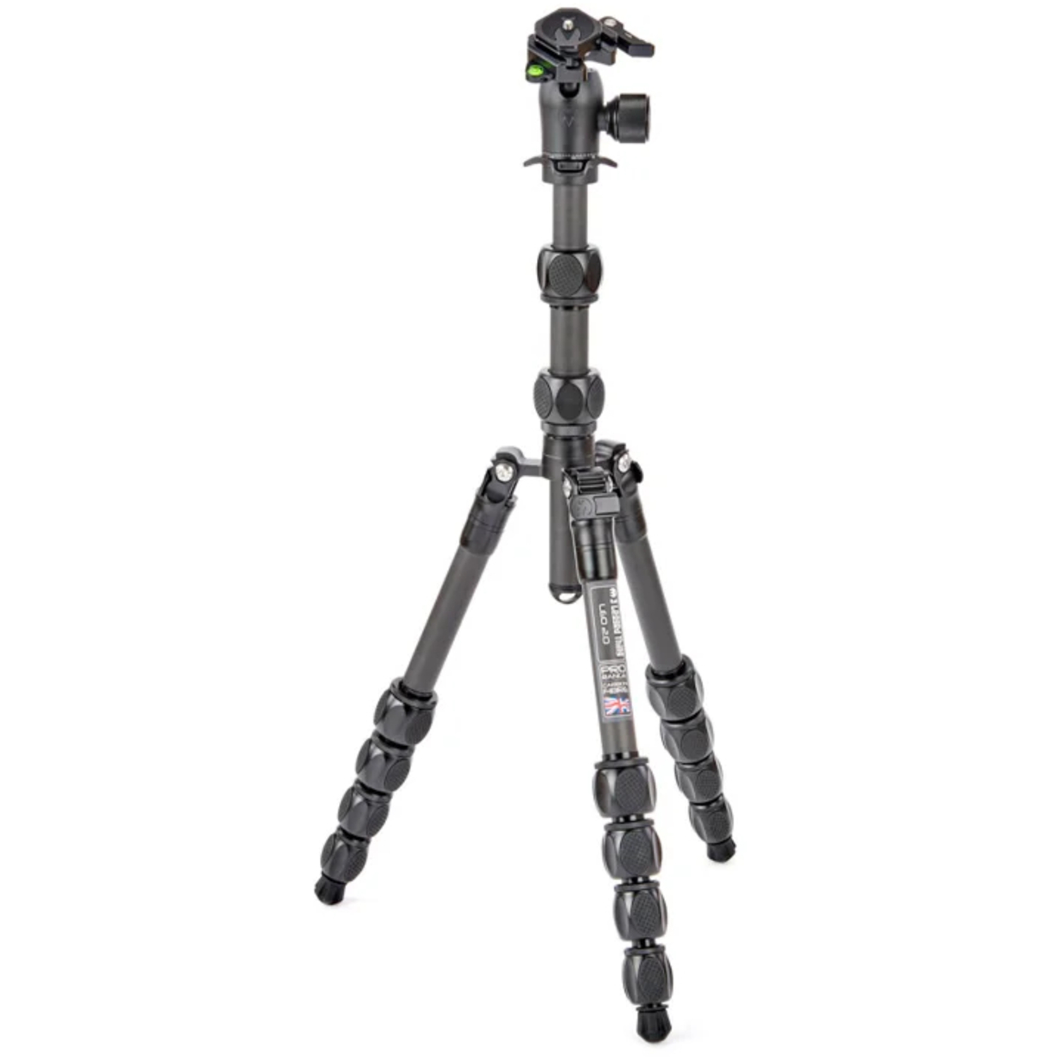 3 Legged Thing Pro 2.0 LEO Reisestativ mit Kugelkopf AirHed Pro LV Black Darkness