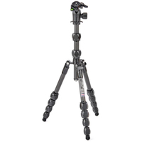 3 Legged Thing Pro 2.0 LEO Reisestativ mit Kugelkopf AirHed Pro LV Black Darkness