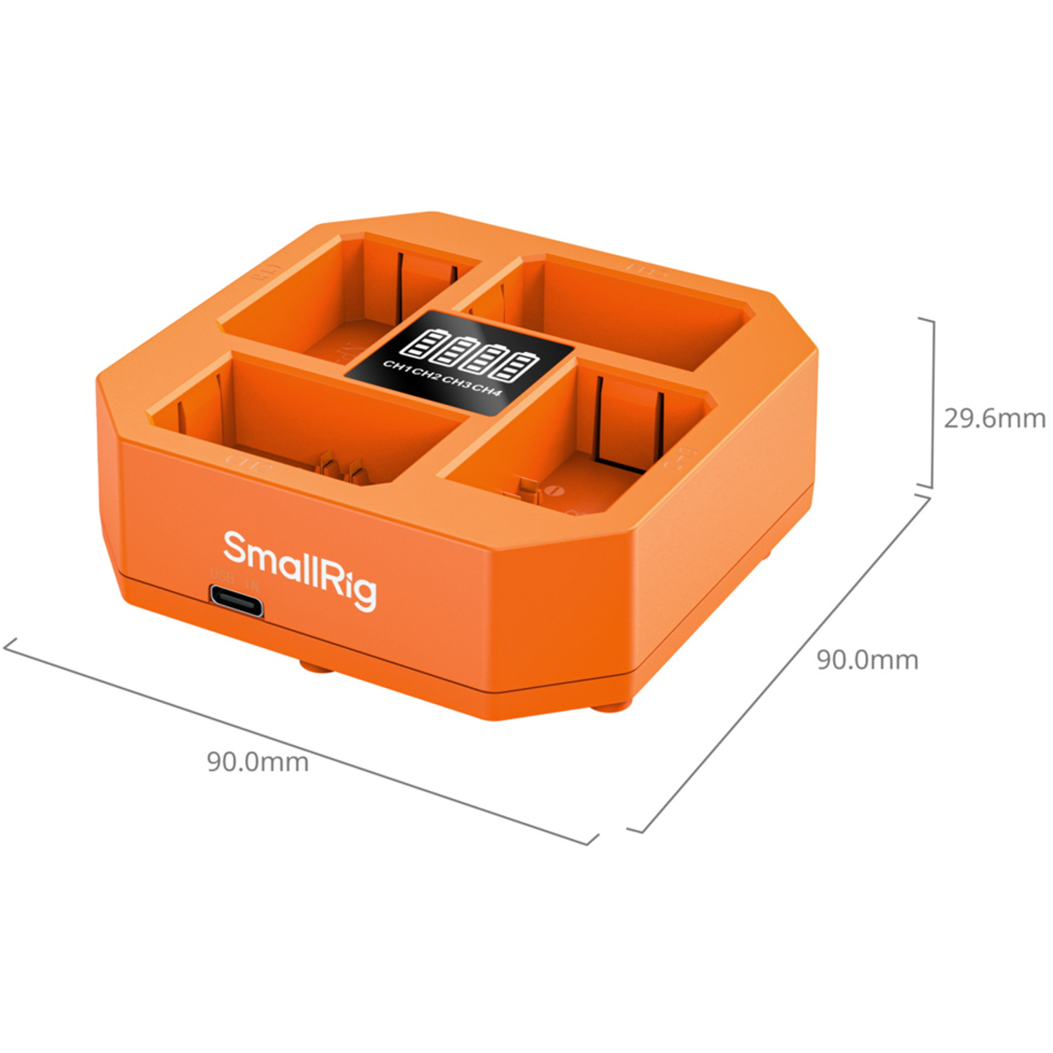 SmallRig 4-Kanalladegerät 4839 für NP-FZ100 Akkus