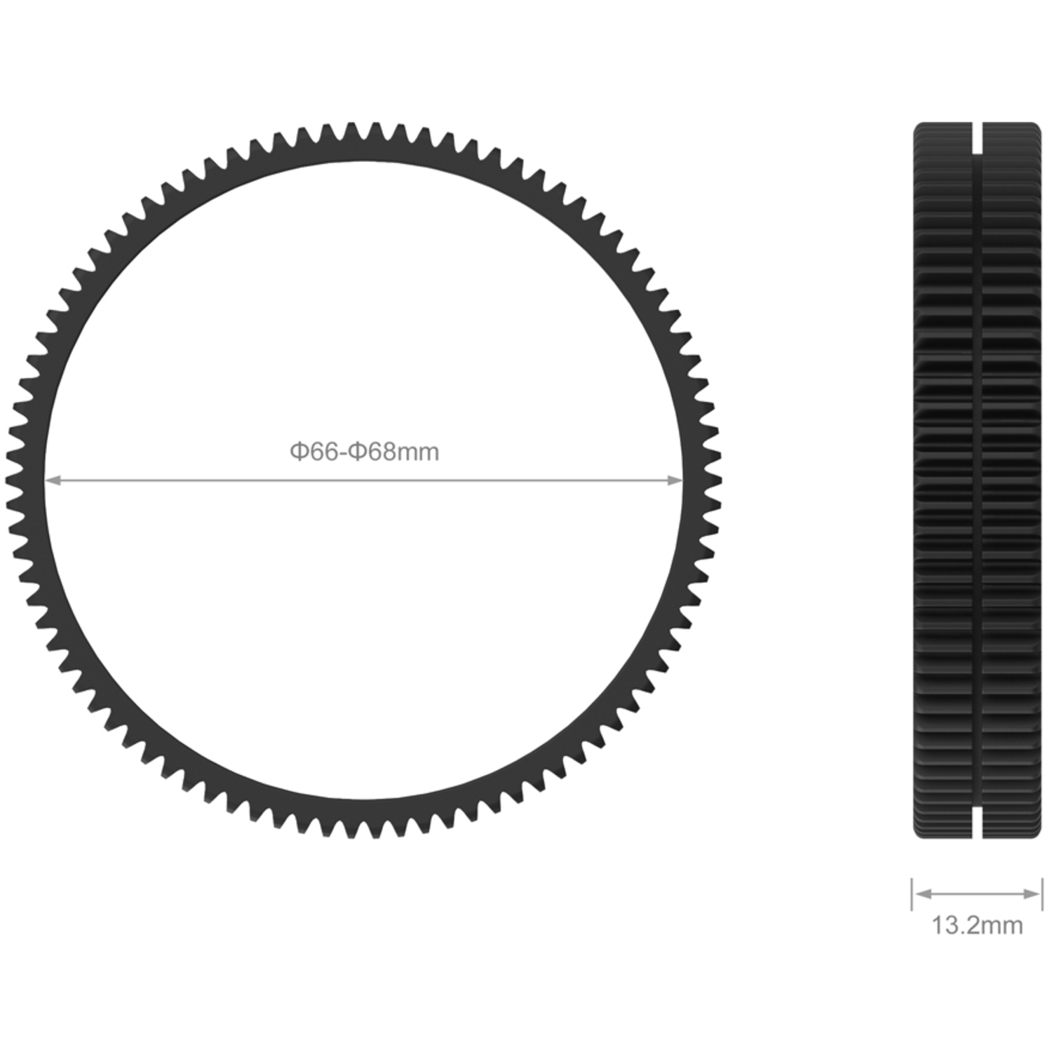 SmallRig Φ66-Φ68 Nahtloser Fokuszahnring 3292