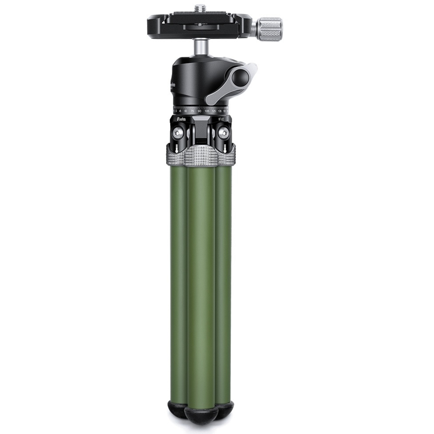 Leofoto Tischstativ MT-02C mit Kopf LH-22 Olivgrün