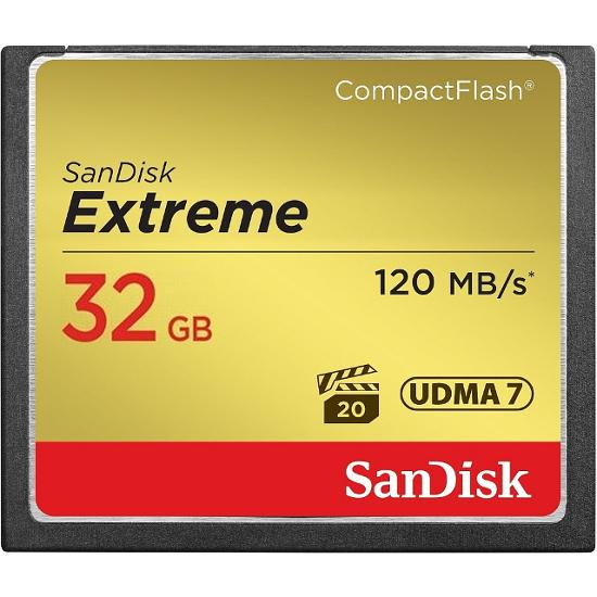 SanDisk Extreme 32GB CompactFlash VPG-20