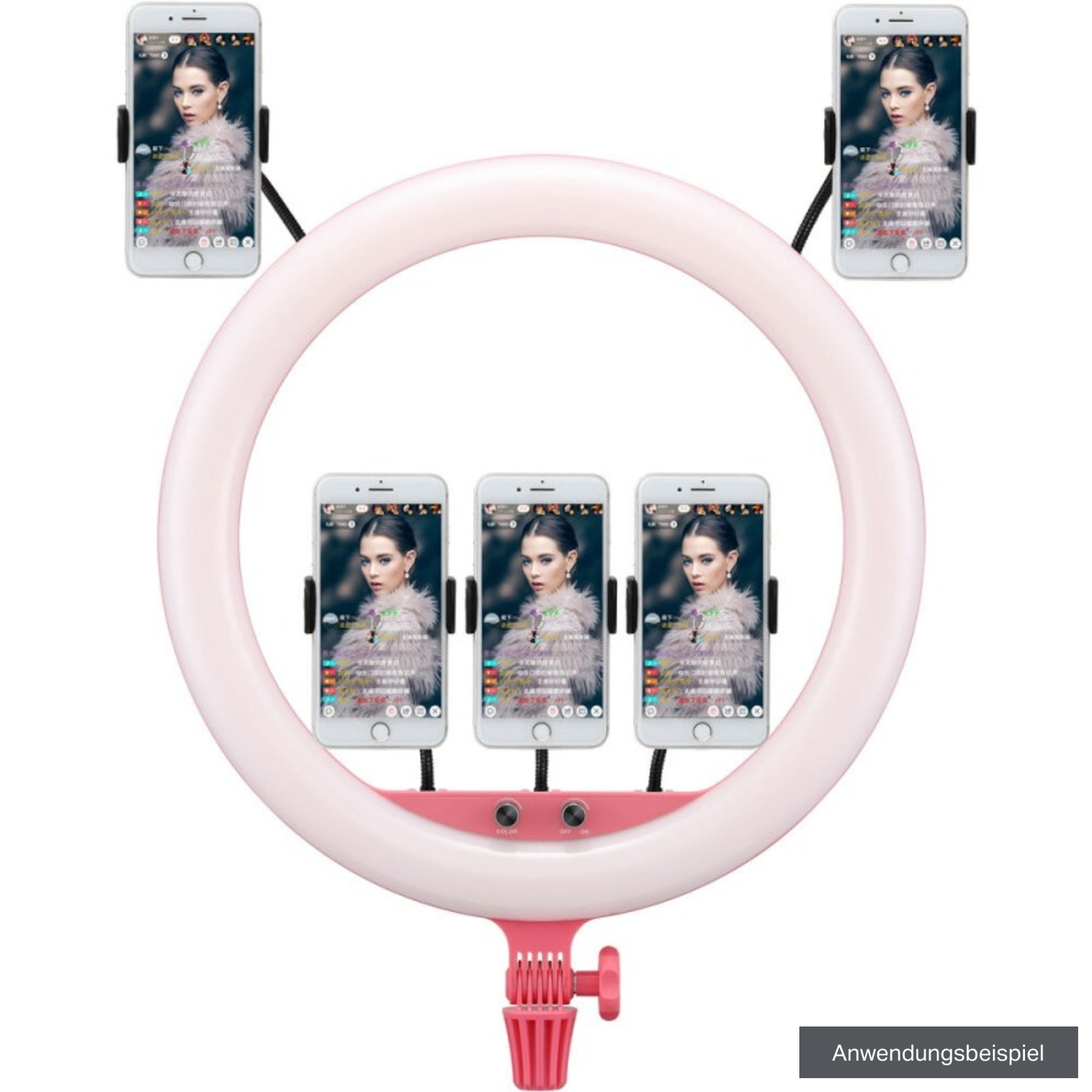 Godox LR150P LED Ringleuchte, Pink